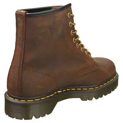 Pre-owned Dr. Martens' Dr. Martens 1460 Bex Mens Dark Brown Classic Boots - 12 Us