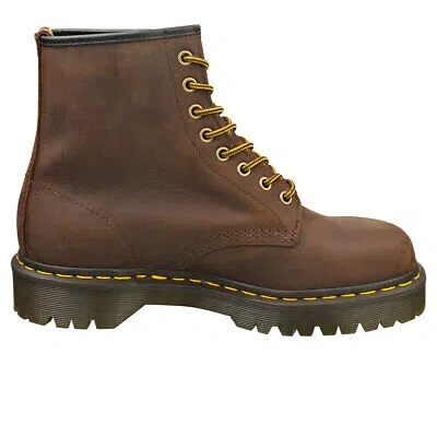 Pre-owned Dr. Martens' Dr. Martens 1460 Bex Mens Dark Brown Classic Boots - 12 Us