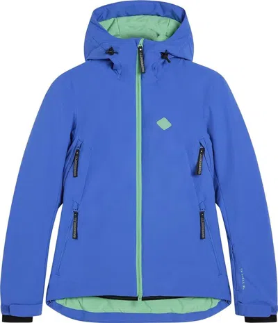 Pre-owned J. Lindeberg J Lindeberg Women's Starling Ski Jacket Swow09039 O245 Blue Small