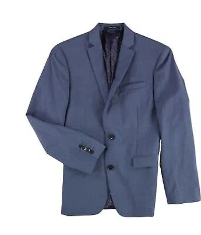 BAR III Pre-owned Mens Ls Two Button Blazer Jacket In Blue