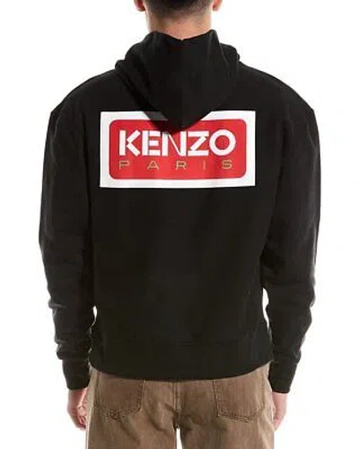 Pre-owned Kenzo Logo Hoodie Men's In Black