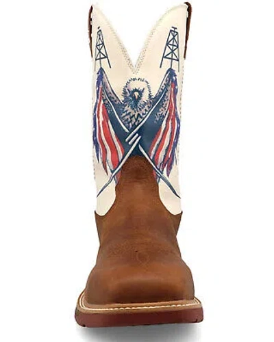 Pre-owned Twisted X Men's 12&quot; Western Work Boot - Nano Toe Tan 13 Ee In Brown