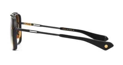 Pre-owned Dita Mach-six Black Iron/dark Brown To Clear Gradient (03) Sunglasses