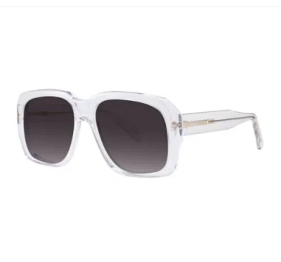 Pre-owned Goliath I Sunglasses Ultra  1 C. Shiny Crystal 58-20-145mm Holland In Grey Gradient