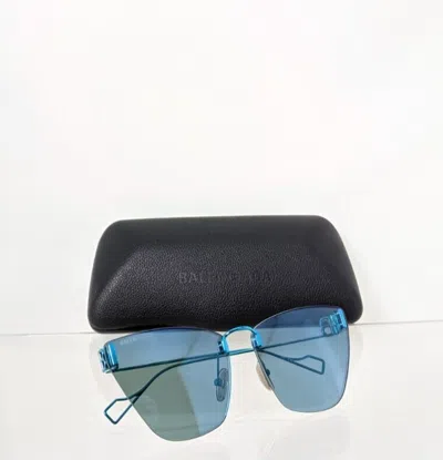 Pre-owned Balenciaga Brand Authentic  Sunglasses Bb 0111 003 63mm Frame In Blue
