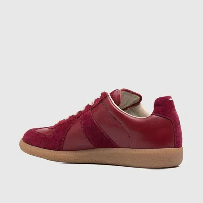 Pre-owned Maison Margiela Maison Martin Margiela Red Rouge Gat German Army Trainer Replica Sneakers