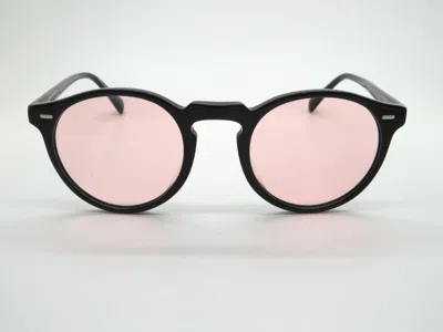 Pre-owned Oliver Peoples Gregory Peck Sun Ov5217s 10054q Black Photochromic 50 Sunglasses In Pink