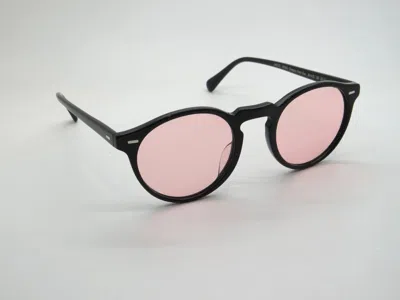 Pre-owned Oliver Peoples Gregory Peck Sun Ov5217s 10054q Black Photochromic 50 Sunglasses In Pink