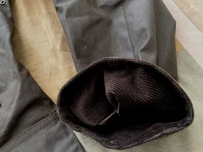 Pre-owned Barbour Ashby Wax Coated Jacket Waxed Olive Coat M Mens Mwx0339ol71