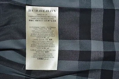 Pre-owned Burberry $1695 London Mens Double Breasted Trench Coat Jacket Us 42 Eu 52