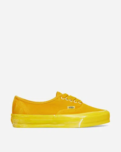 Shop Vans Authentic Reissue 44 Lx Sneakers Dip Dye Lemon Chrome In Yellow
