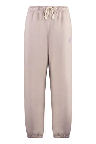 Shop Acne Studios Cotton Trousers In Pink