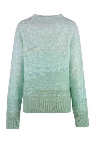 Shop Acne Studios Long Sleeve Crew-neck Sweater In Blue