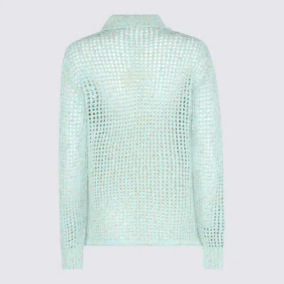 Shop Acne Studios Sweaters In Aqua Blue