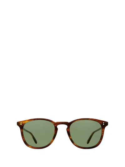 Shop Garrett Leight Sunglasses In Chesnut