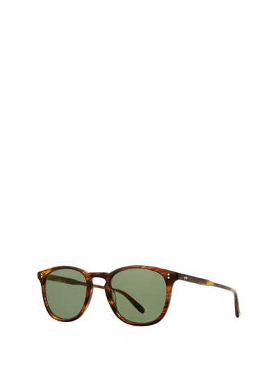 Shop Garrett Leight Sunglasses In Chesnut