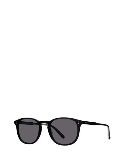 Shop Garrett Leight Sunglasses In Matte Black