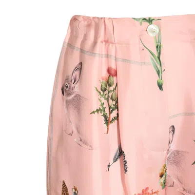 Shop Lanvin Trousers Pink