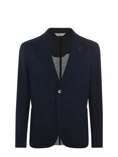 Shop Paoloni Jacket In Blue