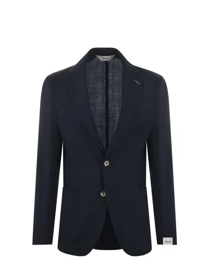 Shop Paoloni Jacket In Blue