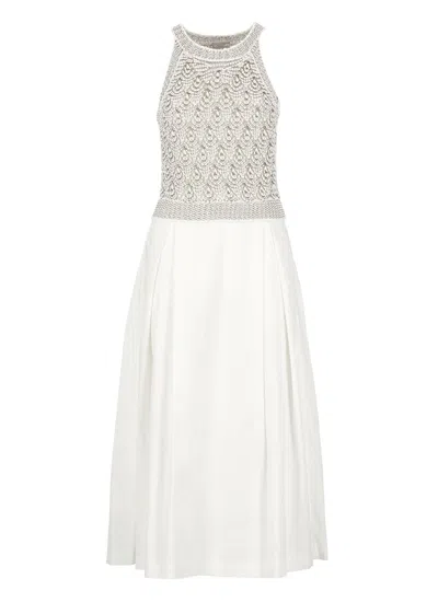 Shop Peserico Dresses White