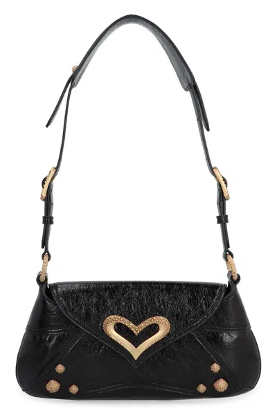 Shop Pinko Classic 520 Bag Leather Bag In Black