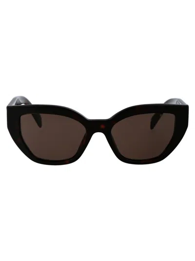 Shop Prada Sunglasses In 16n5y1 Briar Tortoise