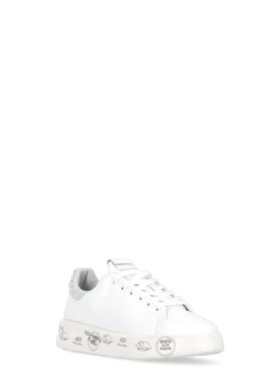 Shop Premiata Sneakers White