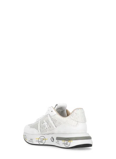 Shop Premiata Sneakers White