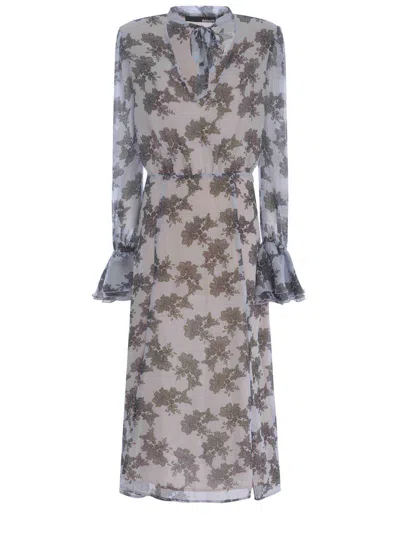 Shop Rotate Birger Christensen Rotate  Dresses In Celeste Polvere