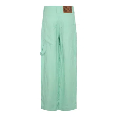 Shop Stella Mccartney Trousers In Fluo Mint