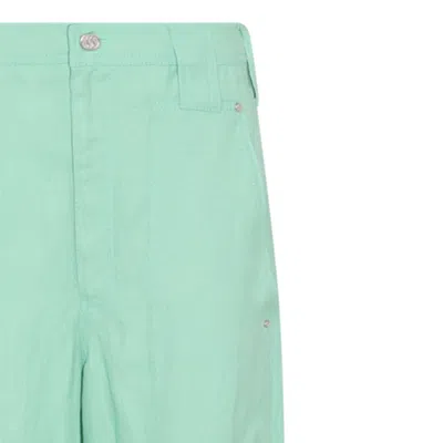 Shop Stella Mccartney Trousers In Fluo Mint