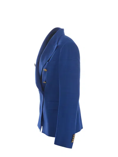 Shop Tagliatore Double-breasted Jacket  "j-alycia" In Blue