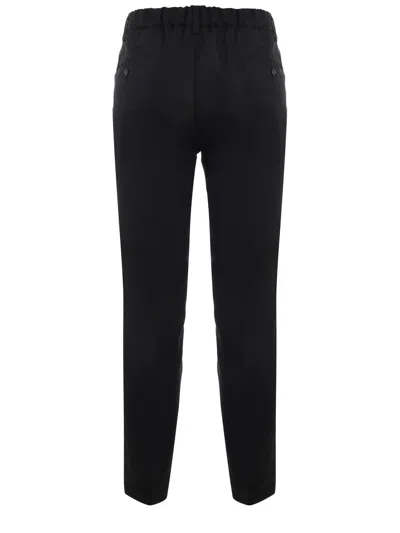 Shop Ungaro Linen Trousers In Black