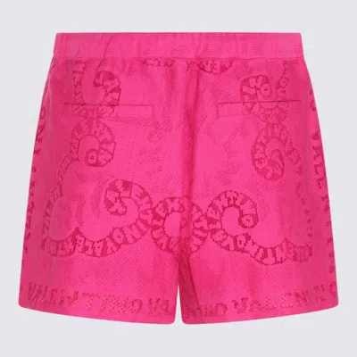 Shop Valentino Shorts Fuchsia