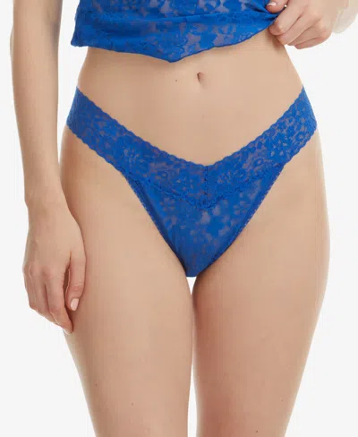 Hanky Panky Daily Lace Original Rise Thong In Desert Rose
