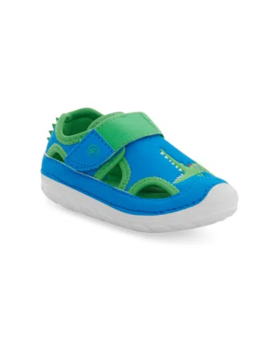 Shop Stride Rite Little Boys Sm Splash Apma Approved Shoe In Blue,green