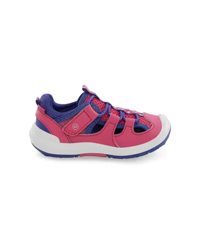 Shop Stride Rite Little Girls Srt Wade 2.0 Apma Approved Shoe In Hot Pink