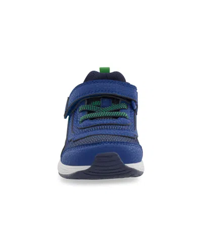 Shop Stride Rite Little Boys M2p Surge Bounce Apma Approved Shoe In Navy,green