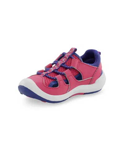 Shop Stride Rite Little Girls Srt Wade 2.0 Apma Approved Shoe In Hot Pink