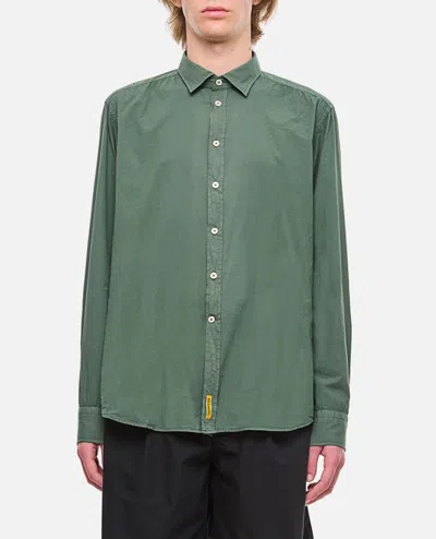 Shop Bd Baggies Linen Shirt In Green