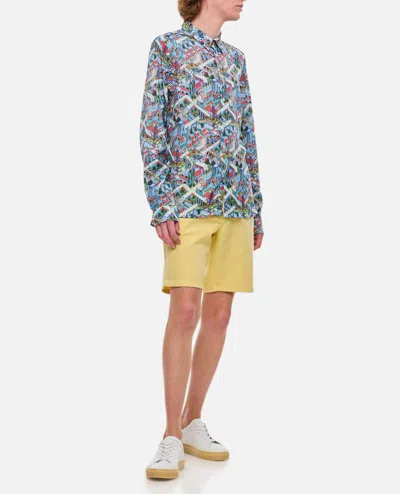 Shop Ps By Paul Smith Tailored Fit Shirt In Multicolor