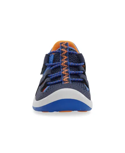 Stride Rite Little Boys Srt Wade 2.0 Apma Approved Shoe In Navy Multi