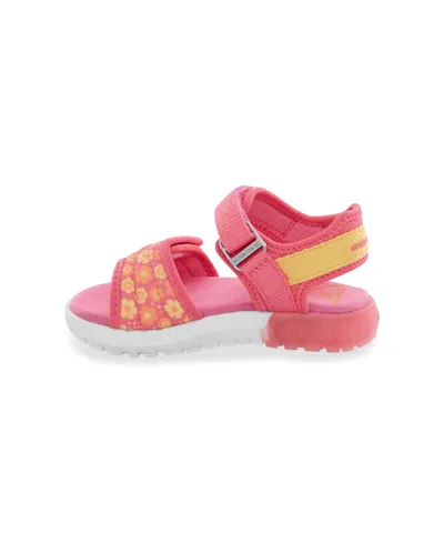 Shop Stride Rite 360 Little Girls Kitt Dual Adjusting Buckle And Strap For A Wider Fit Shoe In Pink