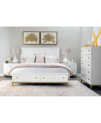 Shop Macy's Rachel Ray Chelsea 3-pc. Bedroom Set (queen Storage Bed, Chest & Nightstand) In No Color