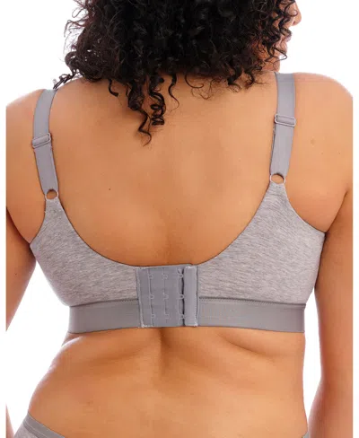 Shop Elomi Downtime Non Wired Bralette In Grey Marl