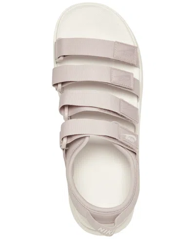 Shop Nike Women's Icon Classic Sandals From Finish Line In Platinum Violet