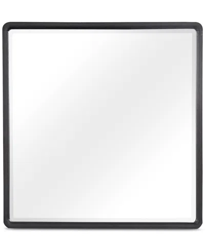 Shop Macy's Assemblage Metal Mirror In Black