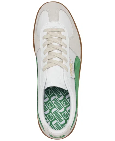 Shop Puma Men's Palermo Leather Casual Sneakers From Finish Line In White