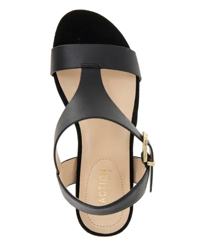 Shop Kenneth Cole Reaction Women's Cami Wedge Sandals In Black